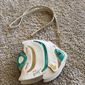 Betsey Johnson Fish Shaped Purse